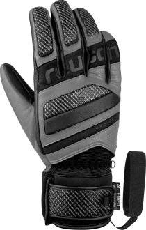 Reusch Henrik Kristoffersen 6301118 6592 black grey front